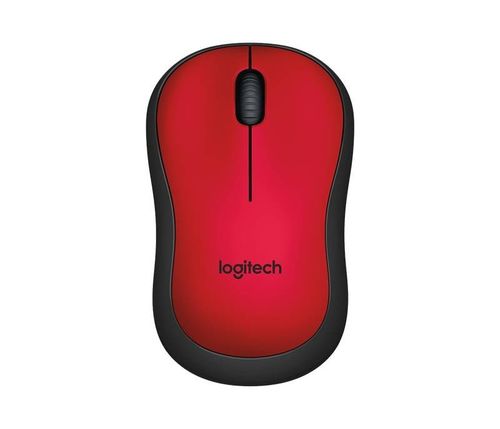 Mysz Logitech Wireless Mouse M220 Silent (910-004880) Czerwona na Arena.pl