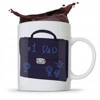 Kubek Na Dzień Ojca Dla Taty #1 Dad Prezent Z Nadrukiem Ze Zdjęciem