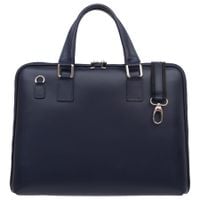 VERA PELLE torebka skórzana teczka A4 torba na laptopa V410 granatowa