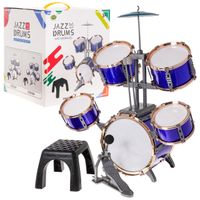 DLA DZIECI PERKUSJA  W KOLORZE NIEBIESKIM Z DODATKAMI