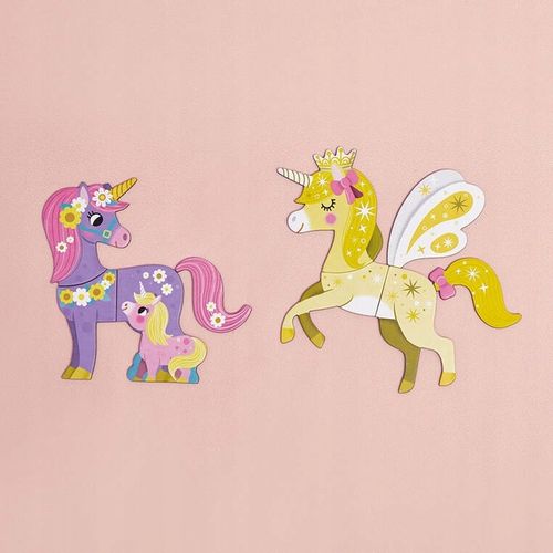 Układanka magnetyczna Magnetibook Jednorożec, dla dzieci 3-8 lat, Janod na Arena.pl