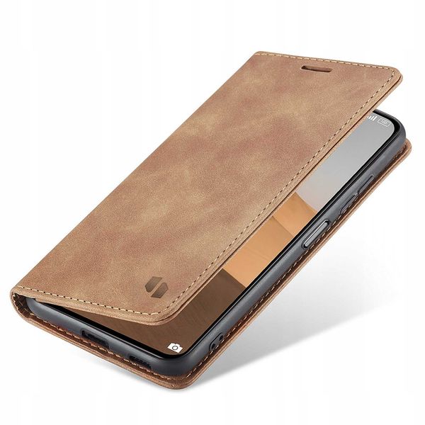 Spacecase Wallet Poco F3 / Mi 11I Light Brown zdjęcie 5
