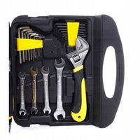 ZESTAW NARZĘDZI KLUCZY WALIZKA NARZĘDZIOWA KLUCZE SZCZYPCE WKRĘTAKI 117EL