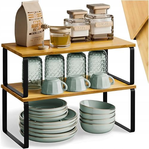 KOMPLET DWÓCH PÓŁEK kuchennych BANBUS na przyprawy do szafy STOJAK na Arena.pl