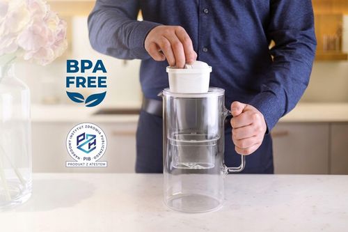 Dzbanek filtrujący szklany Wessper D2 BOROSILICATE 3l + 4x filtr do na Arena.pl