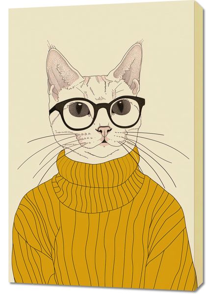 Obraz 60x90cm Intelektualista zdjęcie 1