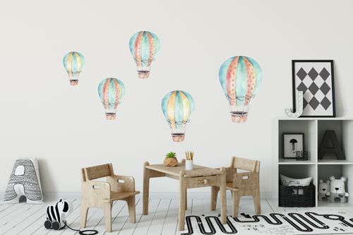 NAKLEJKI na ścianę ścienne BALONY do pokoju dziecka zestaw M na Arena.pl