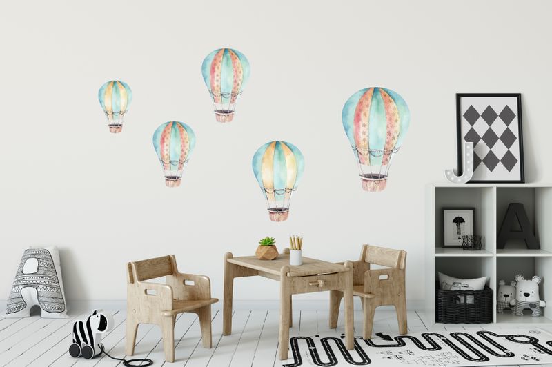 NAKLEJKI na ścianę ścienne BALONY do pokoju dziecka zestaw M zdjęcie 2