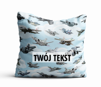 Poduszka DZIECIĘCA z Twoim napisem PD06 myśliwce