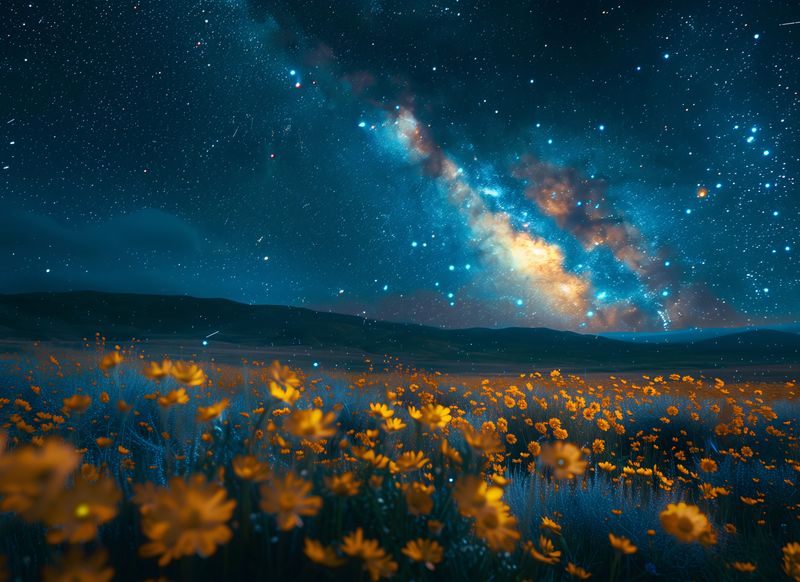 Plakat 55x40cm Nocne Niebiosa zdjęcie 1