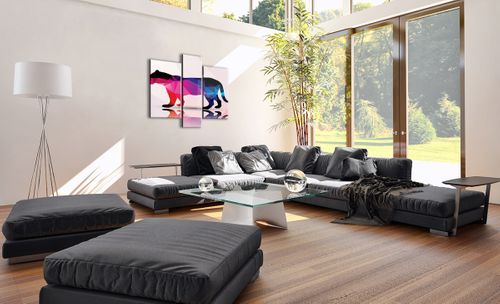 Obraz Na Płótnie - Pantera Rysunek - 95X80 Cm - Cb95X80-2808 na Arena.pl