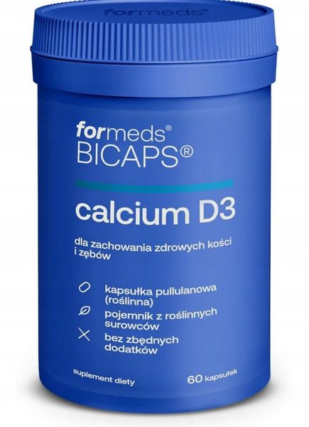 ForMeds BICAPS CALCIUM Wapń WITAMINA D3 Kości zdjęcie 1