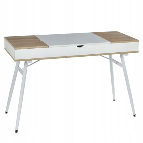 biurko b16-fx dąb sonoma/białe na Arena.pl