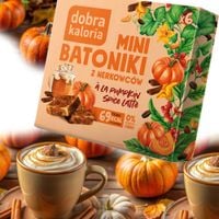 DOBRA KALORIA - MINI BATONIKI - PUMPKIN LATTE DYNIA 102g . kartonik