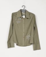 BLUZKA DAMSKA ZIELONA  NA GUZIKI AIKANG R. M