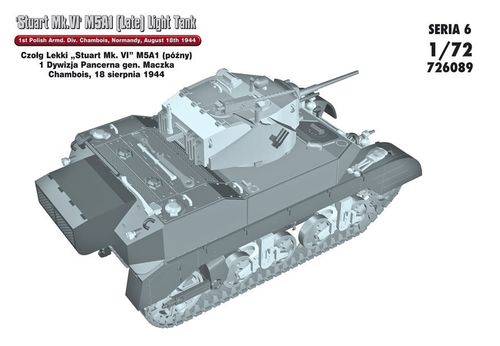 Model do Sklejania Czołg Stuart Mk.VI M5A1 na Arena.pl