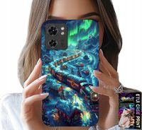 ETUI DO MOTOROLA EDGE 40 - POCIĄG, EKSPRES ŚWIĄTECZNY WZORY + FOLIA