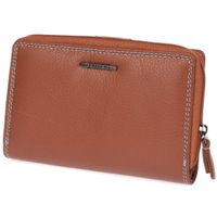 Portfel skórzany damski Bellugio kolorowy - wielbłądzi