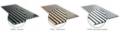 LAMELE NA FILCU 46x275 ŚCIENNE PANELE AKUSTYCZNE DĄB NATURALNY WOTAN INNE na Arena.pl