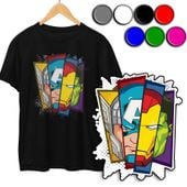 KOSZULKA DZIECIĘCA T-SHIRT Z NADRUKIEM - AVENGERS MARVEL KOLOR - M 134-140