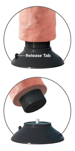 pipedream king cock 25 cm jasny model z przyssawką - elastyczny system na Arena.pl