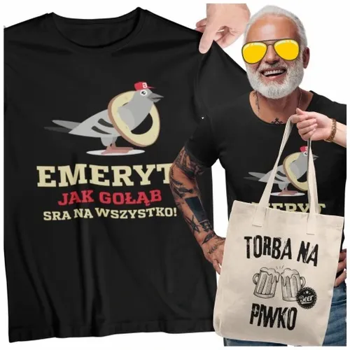 Prezent EMERYTA Emerytura KOSZULKA BĄDŹ JAK GOŁĄB na Arena.pl