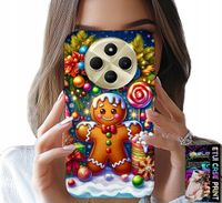 ETUI DO XIAOMI REDMI 14C 4G - PIERNIK, CUKIERKOWE WZORY ŚWIĘTA + SZKŁO