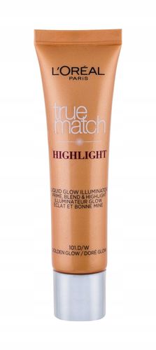 Pojedynczy Rozświetlacz W Kremie L'oréal Paris Złoty 101.D/W Golden Glow na Arena.pl