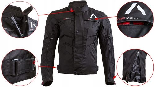 ADRENALINE KURTKA MOTOCYKLOWA TEKSTYLNA PYRAMID M na Arena.pl