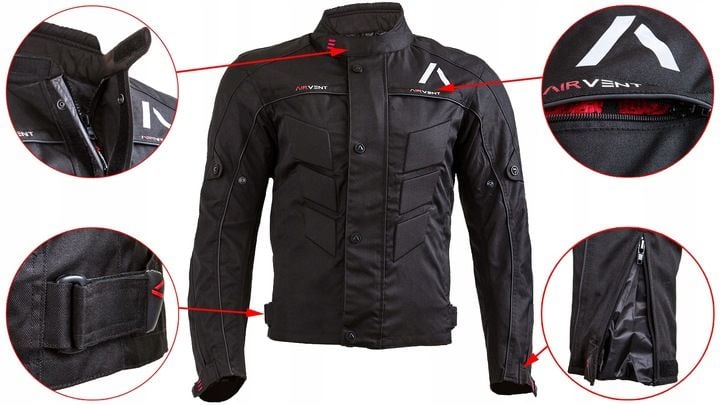 ADRENALINE KURTKA MOTOCYKLOWA TEKSTYLNA PYRAMID M zdjęcie 9