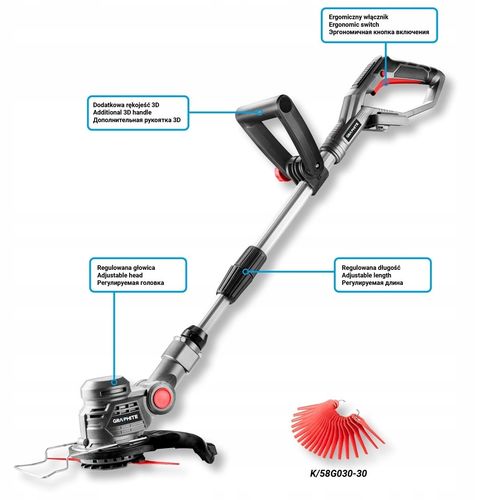 GRAPHITE Podkaszarka akumulatorowa Energy+ 18V na Arena.pl