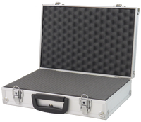 Mała walizka aluminiowa z wypełnieniem piankowym