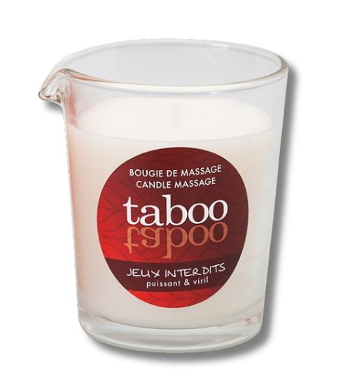 Męska świeca do masażu Taboo zdjęcie 2
