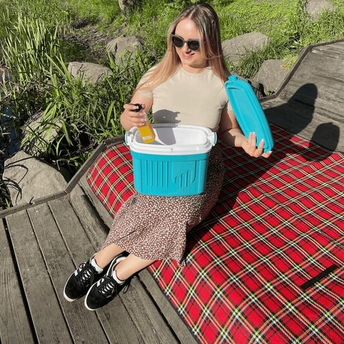 LODÓWKA TURYSTYCZNA 8L na WKŁADY MROŻĄCE do auta piknik WYCIECZKA kemping na Arena.pl