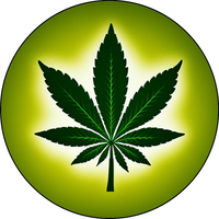 Opłatek na tort Marihuana Liść Konopia Logo Znak Urodziny