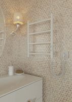 ELNA KompaktowyGrzejnik łazienkowy elektryczny Ladder 4 White