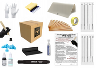 HAND POKE KOMPLETNY Zestaw do Tatuażu igły tusz