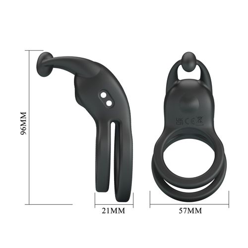 pretty love goodwin vibrating double penis ring na Arena.pl
