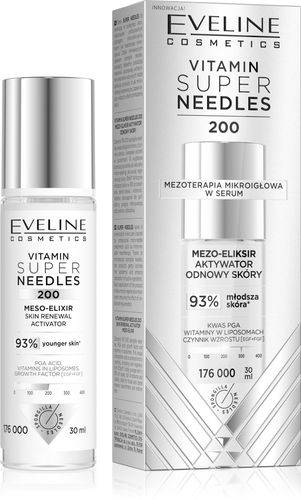 EVELINE Vitamin Super Needles 200 Mezo-eliksir aktywator odnowy skóry 30 ml na Arena.pl
