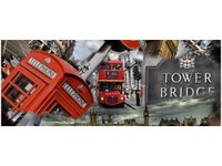 100X40CM LONDYN OBRAZ DREWNO