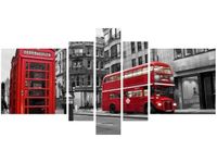 OBRAZ CZERWONA BUDKA TELEFONICZNA LONDYNIE