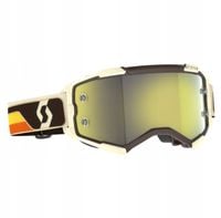 Gogle Scott Fury Deep Brown / Beige / Yellow Chrome Works
