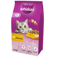 whiskas adult karma sucha dla kotów kurczak 1,4kg
