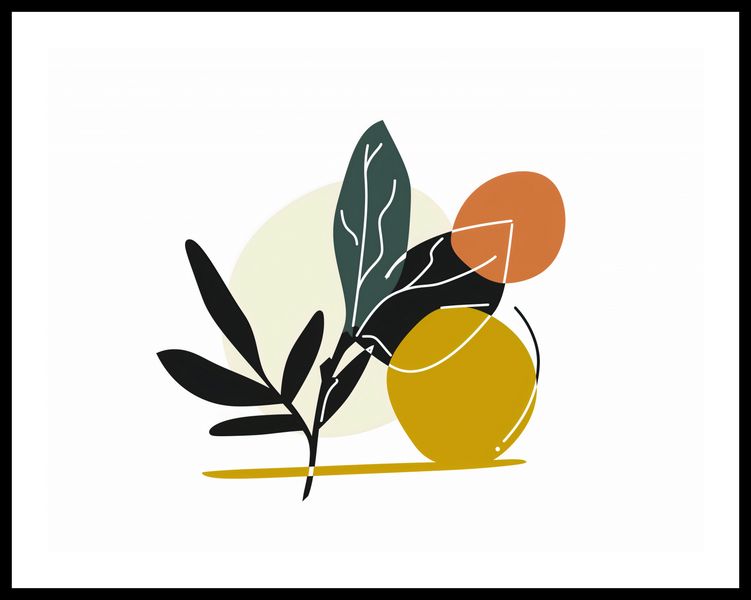 Plakat 65x50cm Elegancka Flora zdjęcie 3