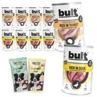 MOKRA KARMA DLA PSA BULT PUSZKI SMAK INDYK I KACZKA 10x400g + GRATIS