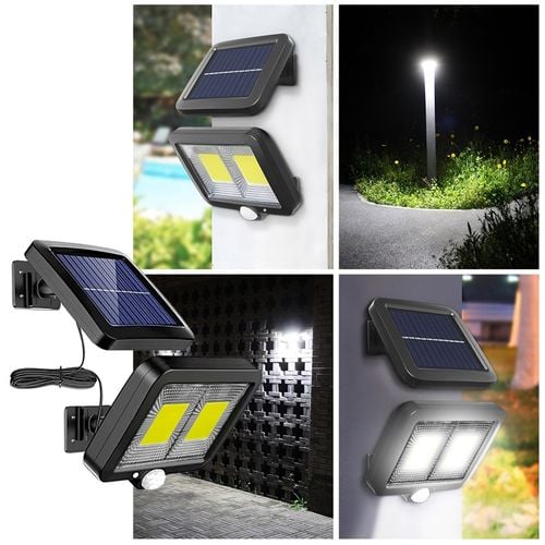Lampa solarna zewnętrzna z czujnikiem ruchu 108 LED 2200 W na Arena.pl