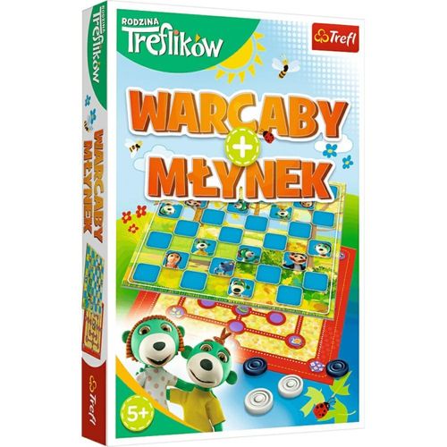 Trefliki 2 w 1 Warcaby Młynek na Arena.pl