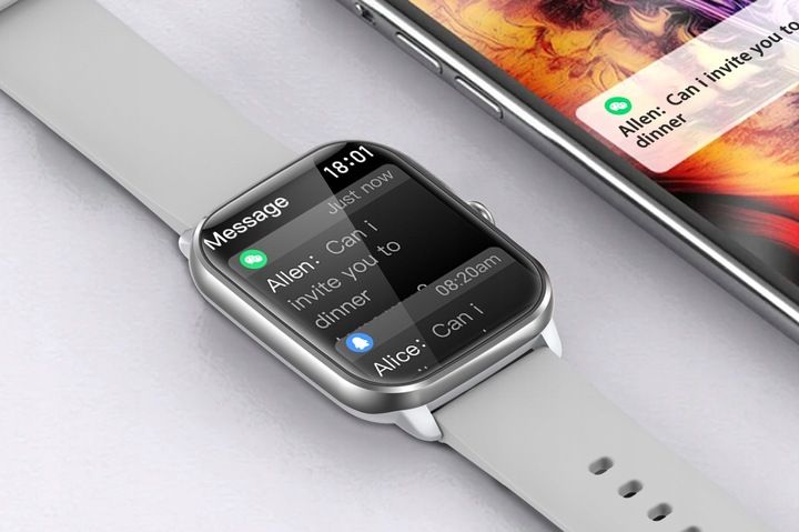 SMARTWATCH ZEGAREK DAMSKI ROZMOWY MENU PL PULS SPORT 2 PASKI SMART WATCH zdjęcie 4