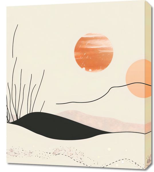 Obraz 60x70cm Miękkie Wzgórze zdjęcie 1