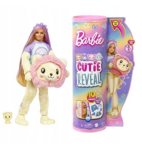 BARBIE CUTIE REVEAL LALKA W PRZEBRANIU LWA na Arena.pl